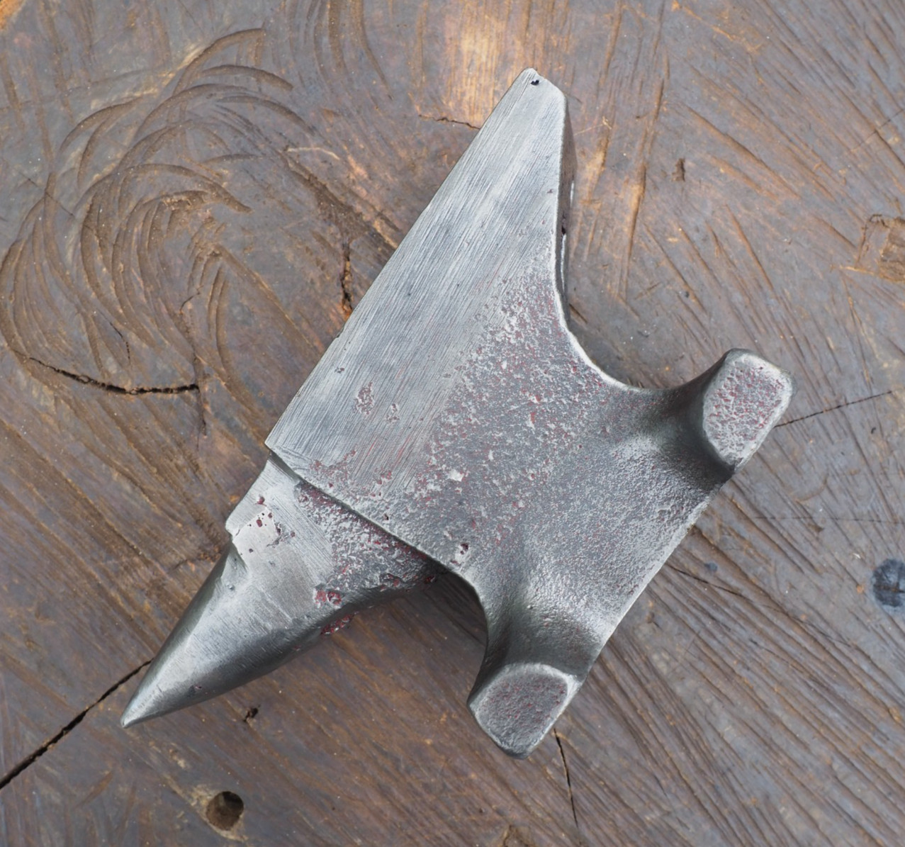 SMALL 10LB “VULCAN” BLACKSMITH ANVIL #0 CRAFT LEATHER JEWELER BENCH TOP TINSMITH