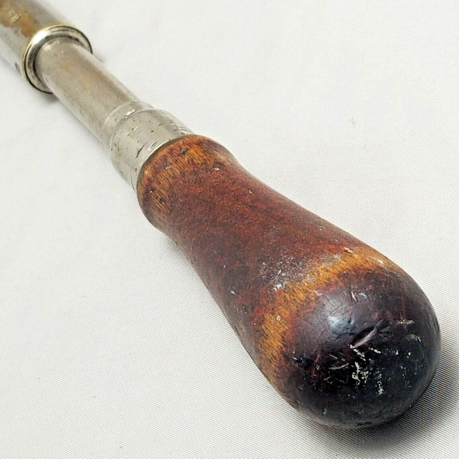 Antique North Bros Mfg Co Yankee No 30 Spiral Ratchet Flathead Screwdriver USA