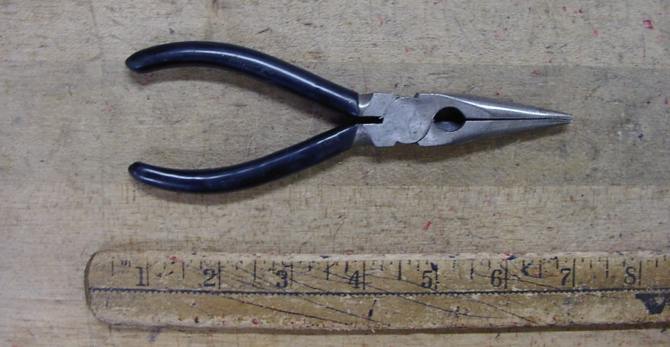 2 Durex Needle Nose Pliers W/Cutters,Industrial Taiwan,& 7501 China,XLINT!