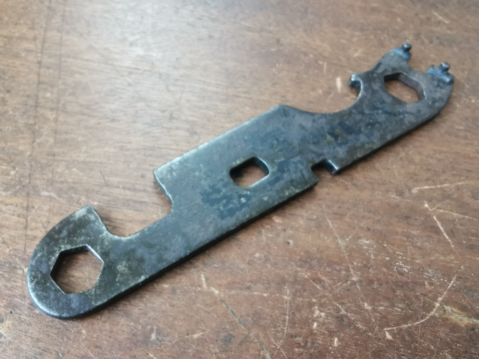 Vintage Rudge Whitworth bicycle spanner, 132mm long.