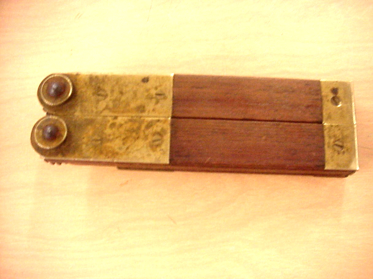 Antique Brassy Carpenters LANGLAIS PATENT Angle Dividing Bevel Square circa 1894