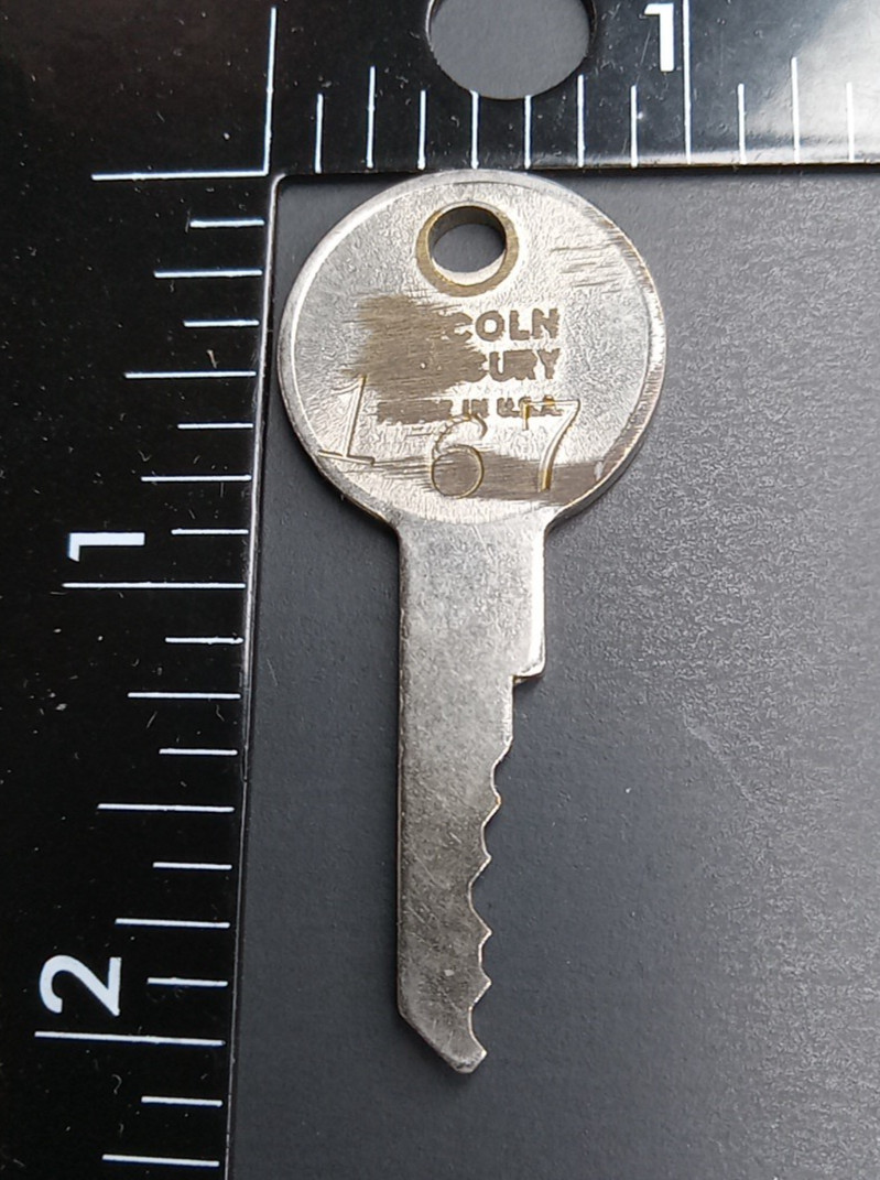 Lincoln Mercury Key Knights Helmet Vintage CUT Used Automobile 1950s?