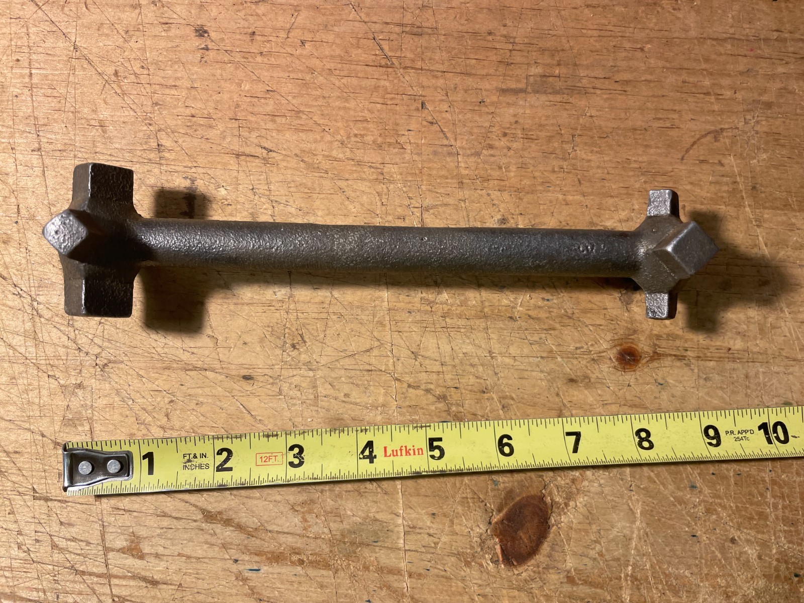 Vintage Ken Tool Drain Plug Wrench Square Multi Tool Pan Wrench USA G17