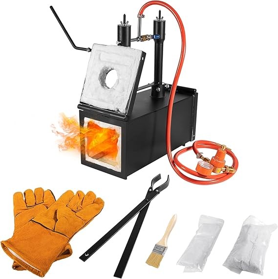 Double Burner Gas Forge 2700°F Portable Blacksmith