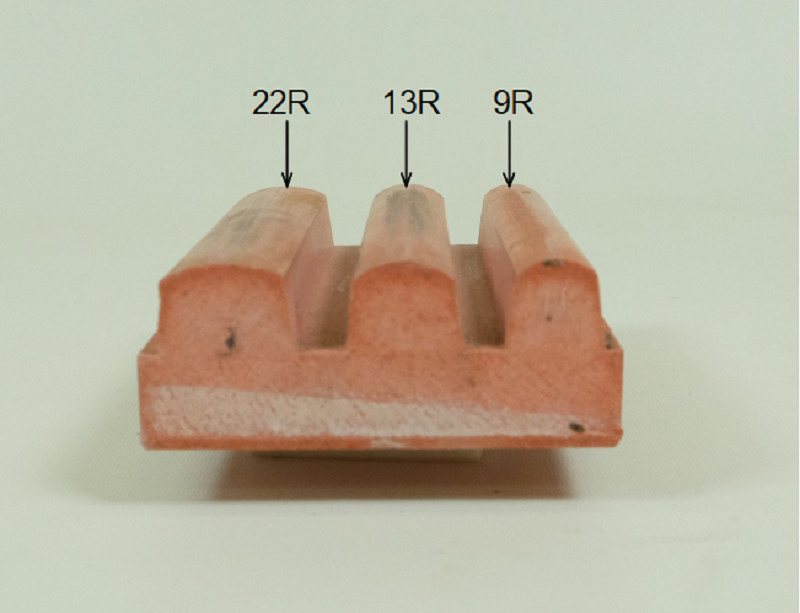 Thrust chisels, 10 pieces, 1.5 to 33 mm, with special whetstone,from Japan.