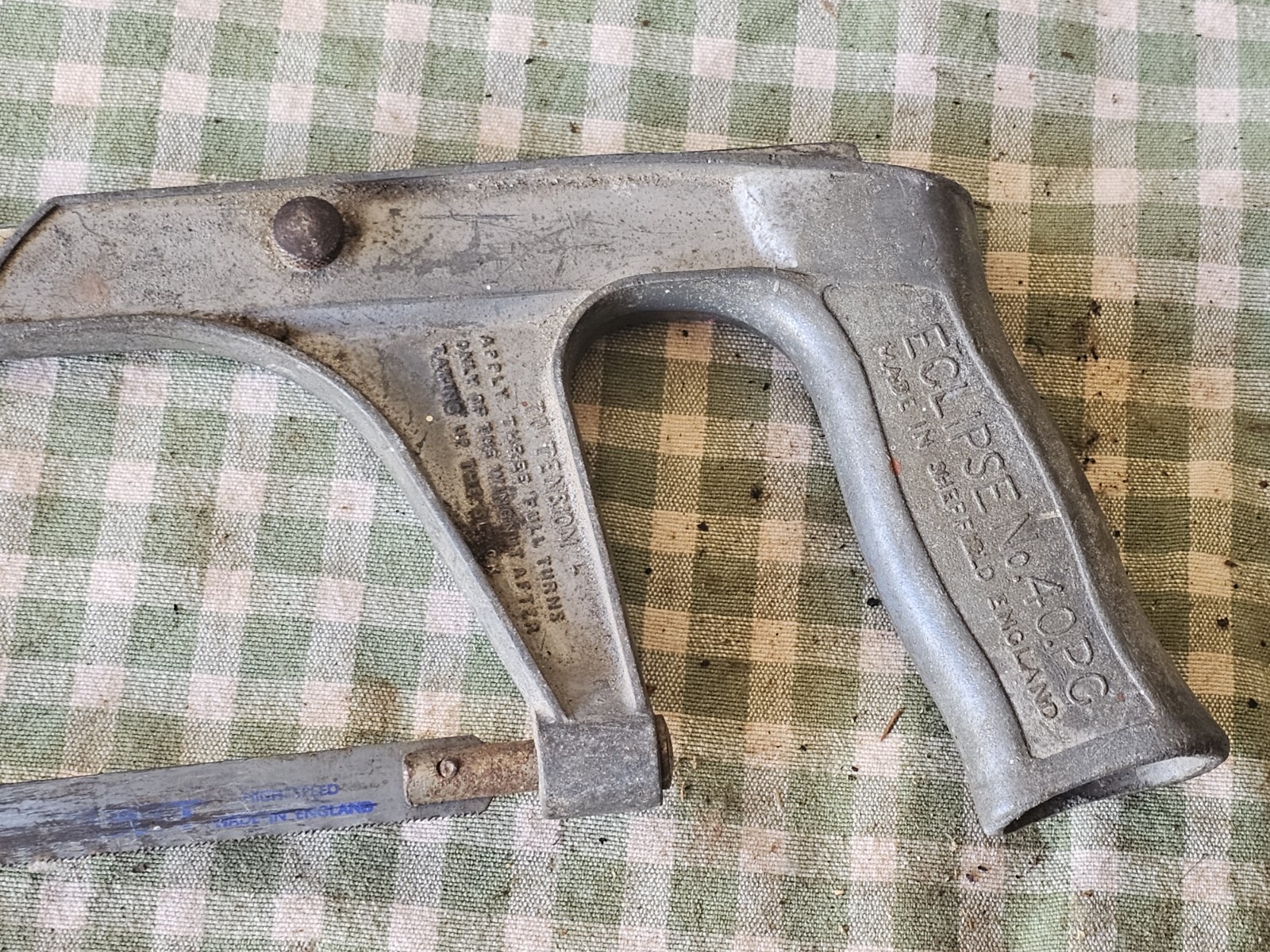 Vintage Eclipse No 40 PG Adjustable Hacksaw
