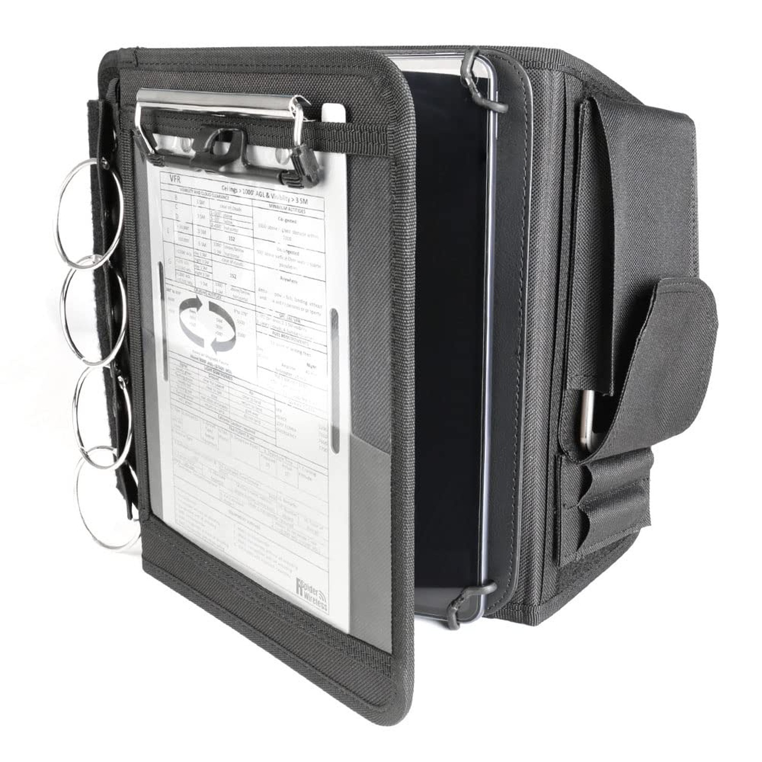Pilot Kneeboard, Includes Aluminum Clipboard. Fits iPad Pro 9.7″, 10.5″, 11″,…