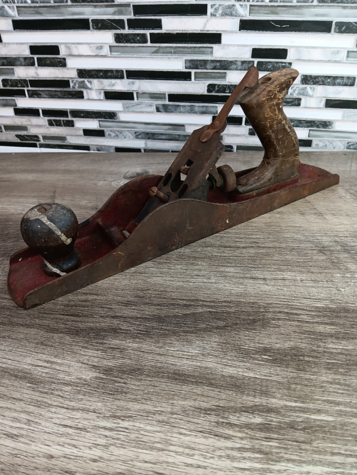 Antique Hand Wood Planer Collectibles Shop Decor Rustic Americana