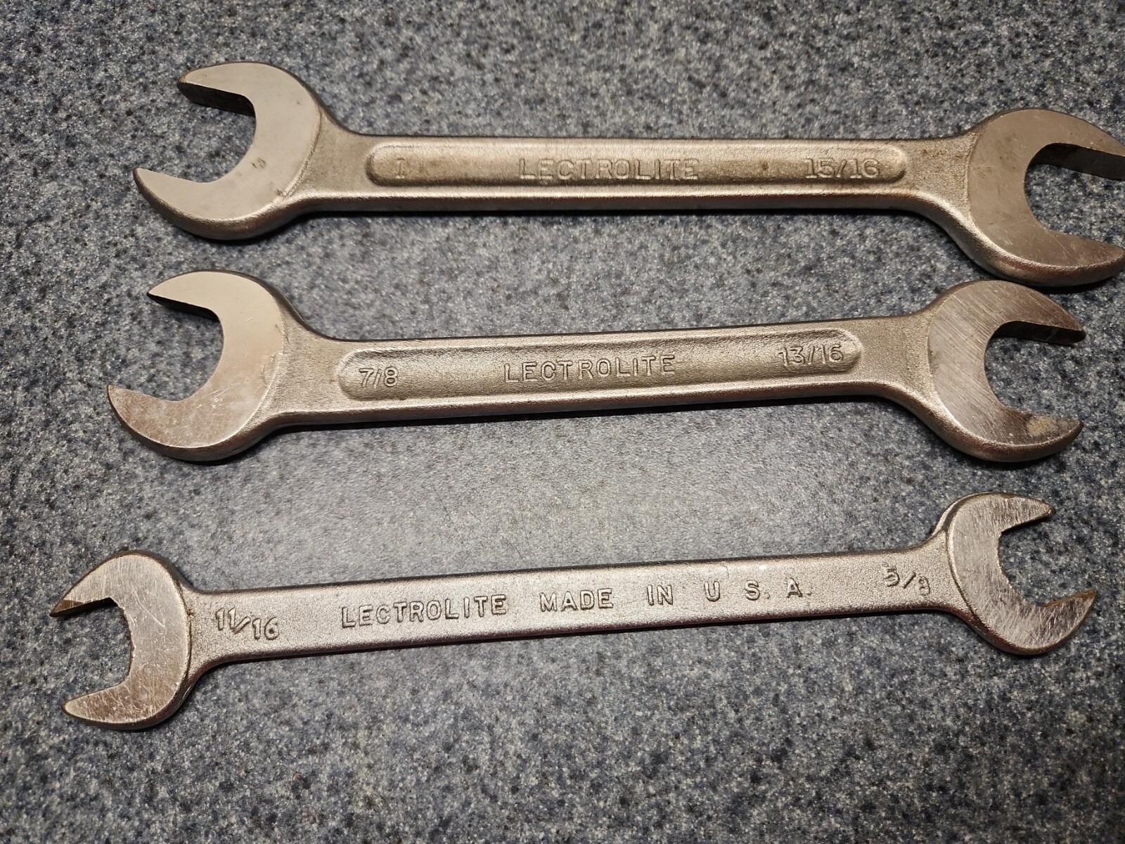 Lectrolite Tru Fit Double Open Ended Wrenches USA