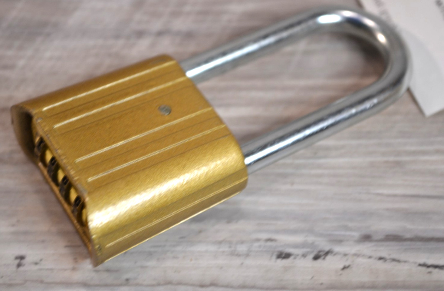 NOS Unissued 1975 Combination Padlock Morris Harware Inc.