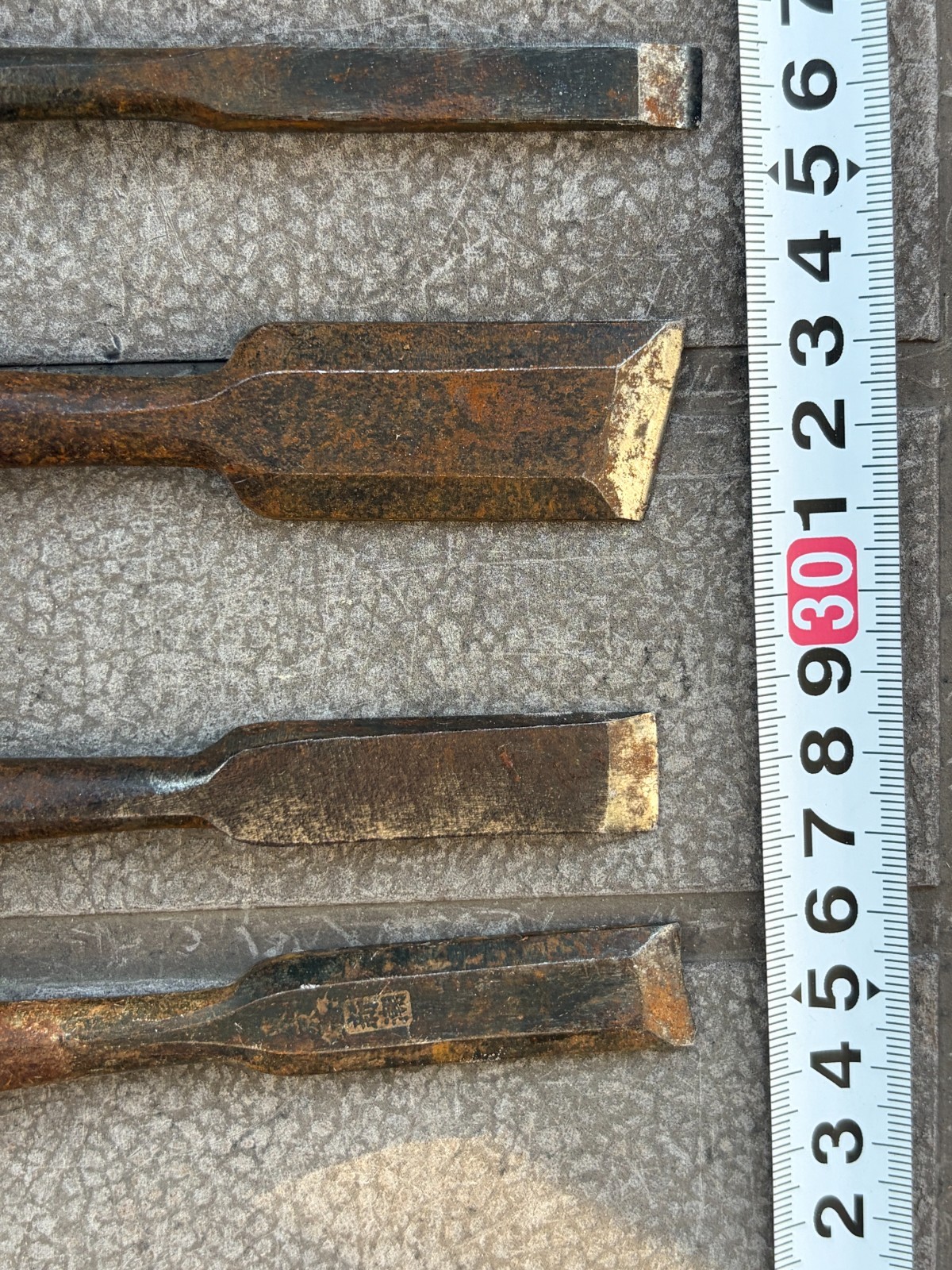 Chisel Nomi Japanese Vintage working Tool set of 10 Japan #490