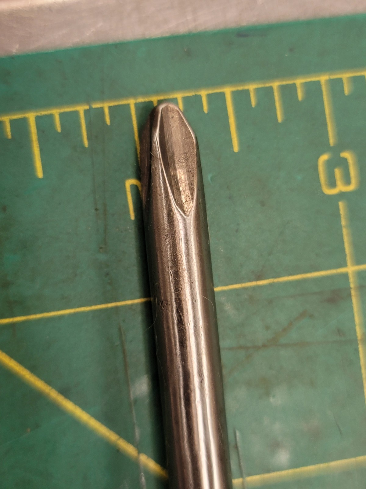Vintage Bridgeport? wooden handle Philips 10” screwdriver Made USA
