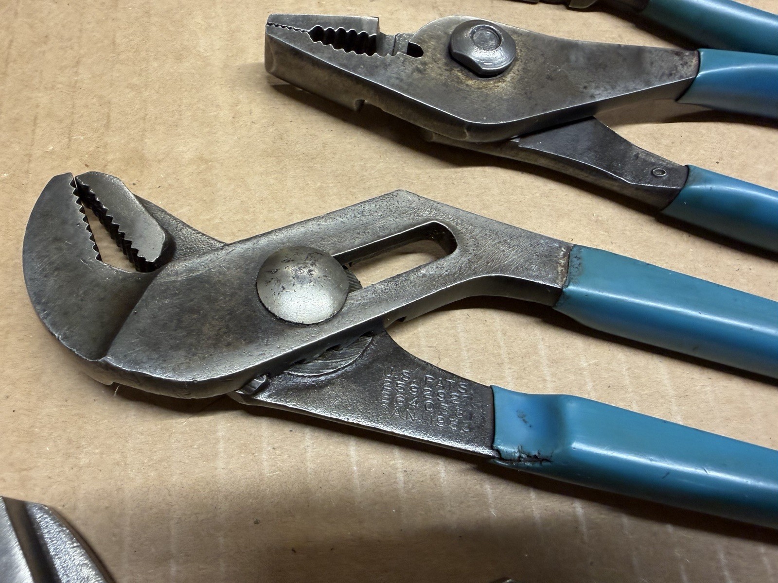 5 Pc Set Of Vintage Channellock Pliers. No.s 440, 3017, 420, 546 and 326.