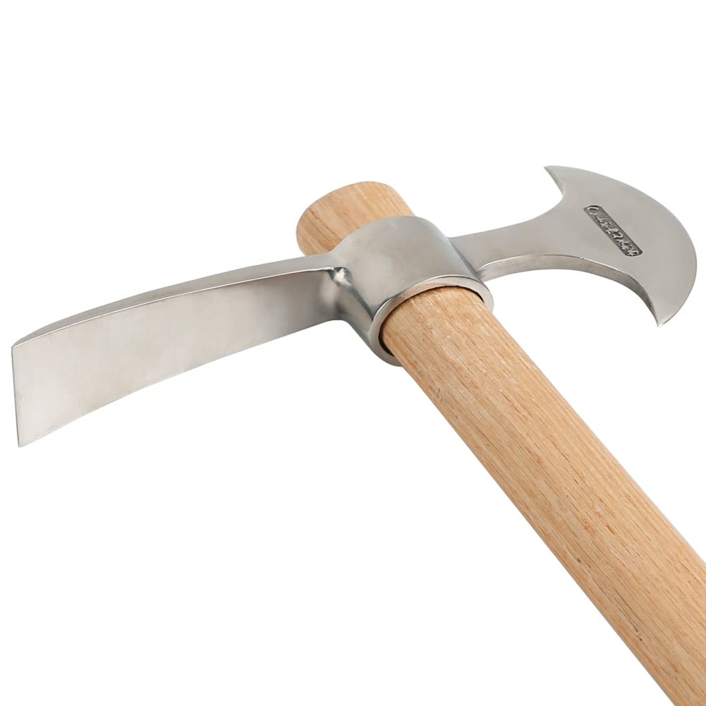 2 in1 Garden Pickaxe Weeding Mattock Gardening Tool 16inch Hatchet Chopping A…