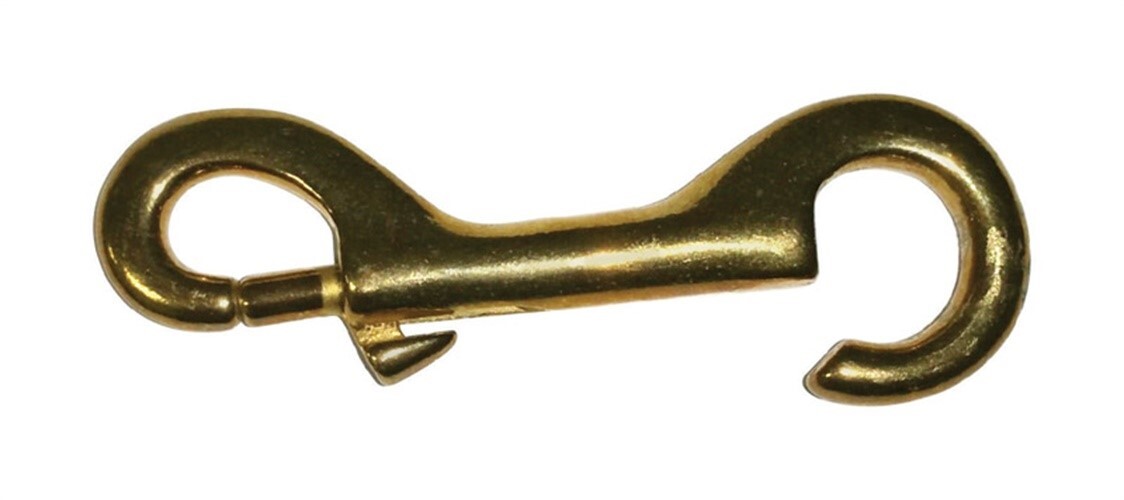 Baron 161B Polished Bronze 70 lbs. Load Bolt Snap 3/8 Dia. x 3-1/2 L in.