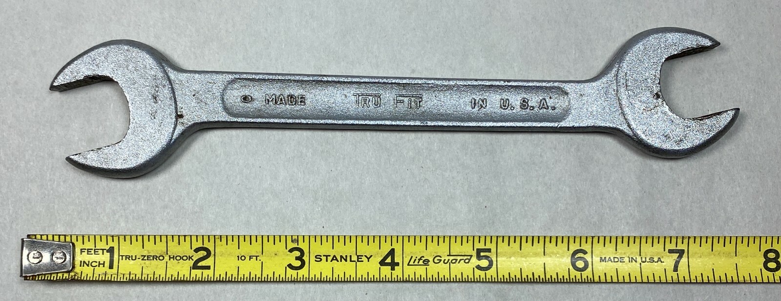 Vintage TRU FIT Tools Open End Wrench 3/4″ x 11/16″ SAE Tool Made in USA Tool
