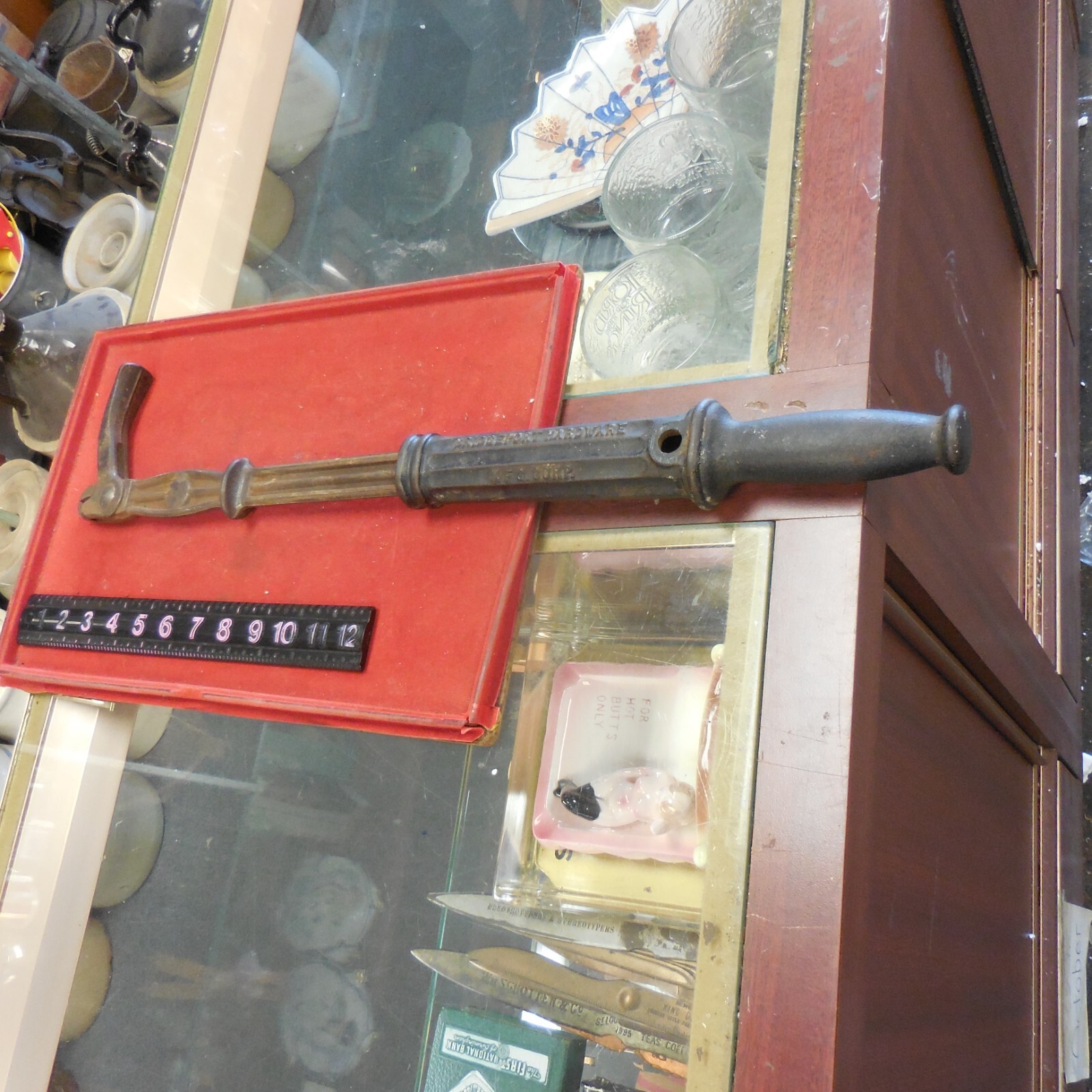 Vintage Bridgeport Nail Puller Remover Slide Hammer No. 60 Suregrip