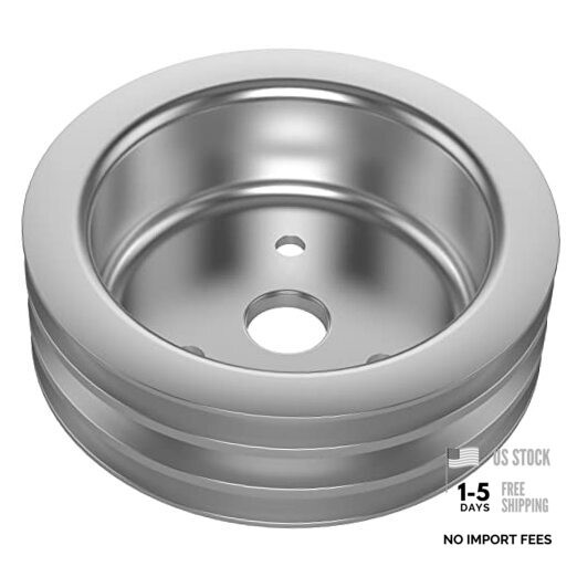 SBC 3 Groove Crank Pulley for Small Block Chevy 265 267 283 302 305 307 327