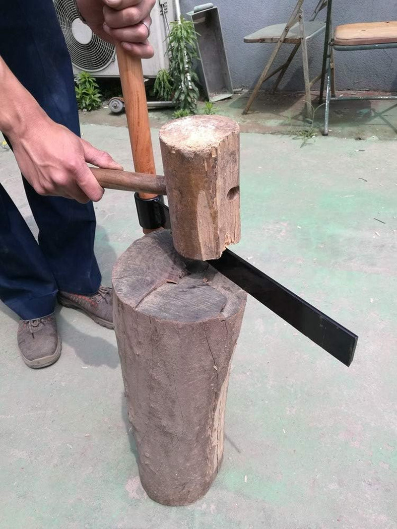 Shingle Froe Tool and Kindling Axe for Splitting Firewood,15In Premium Forged Bl