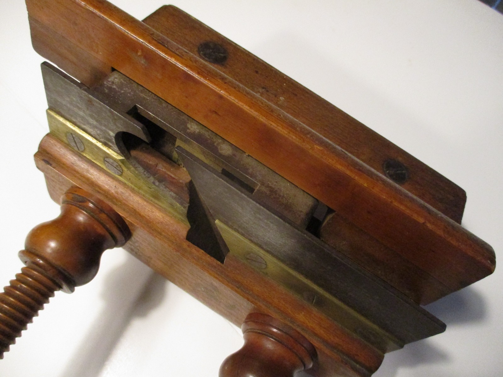 Antique S.S.Barry Wood Plow Plane New York