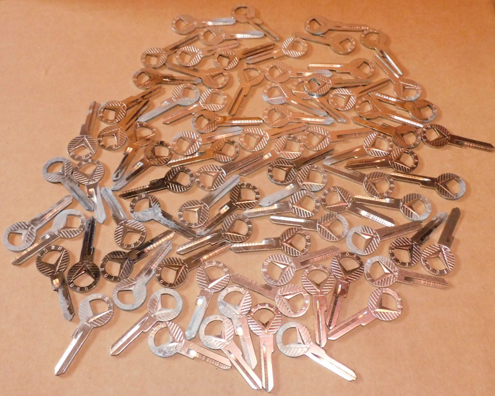 Lot of 84 Ford Trunk Blank Uncut Keys 1950’s to 1970’s ?