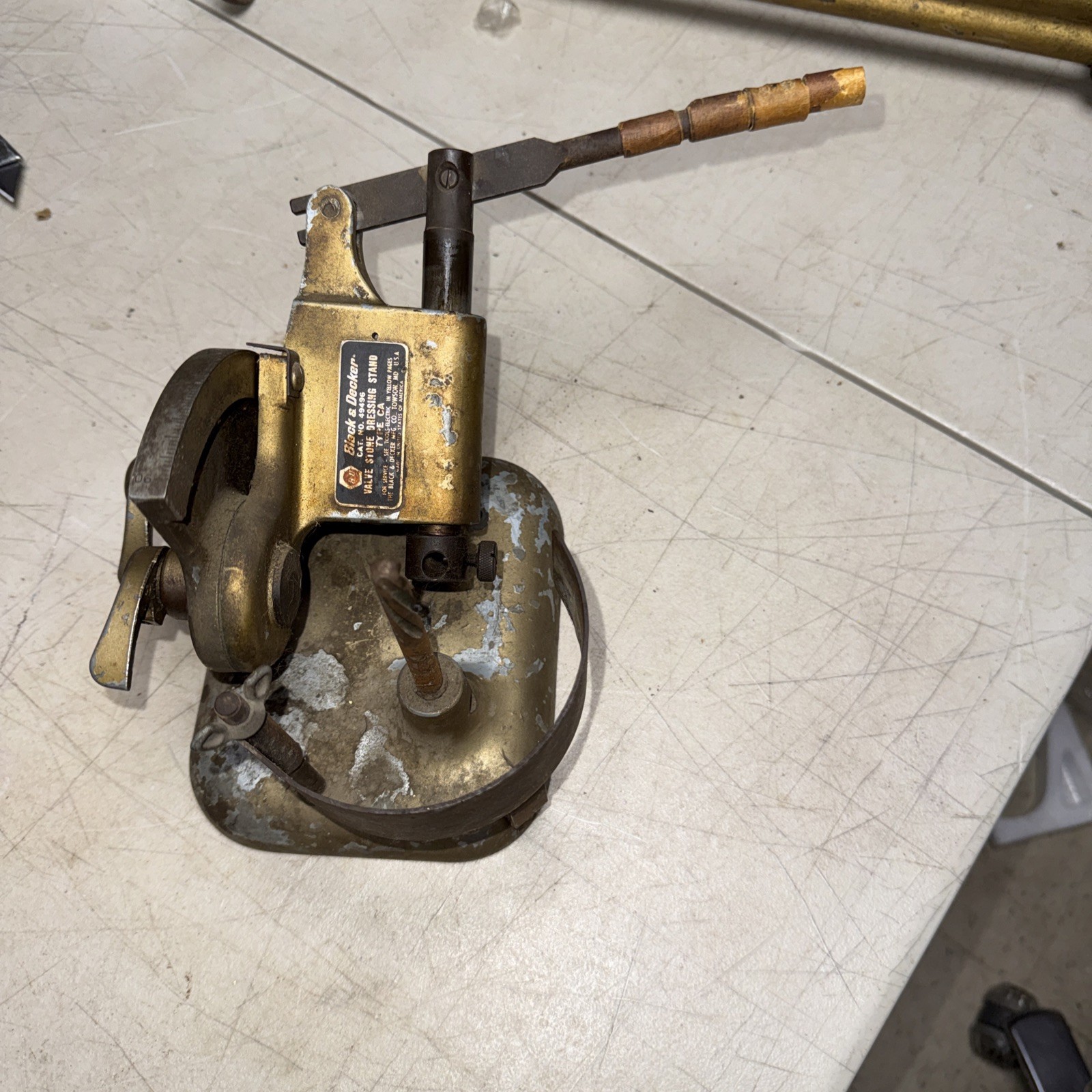 Black & Decker Standard Stone Dressing Stand Type CA For Valve Seat Grinder