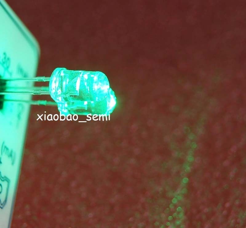 1000PCS Green Superbright LED Light Water Clear 5mm Round