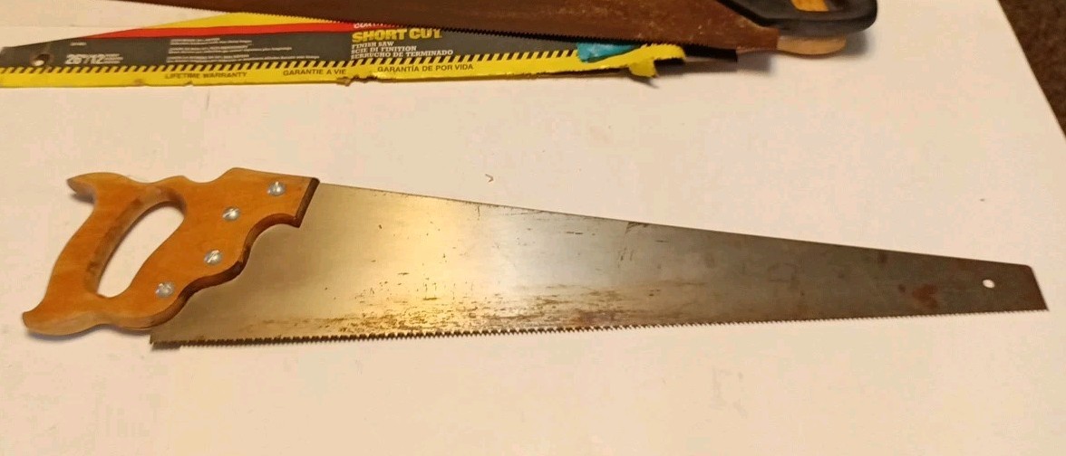 3 Stanley Hand Saws 26″ Short Cut 20-065 + 26 Inch Hard Tooth + 39-308 Vintage!
