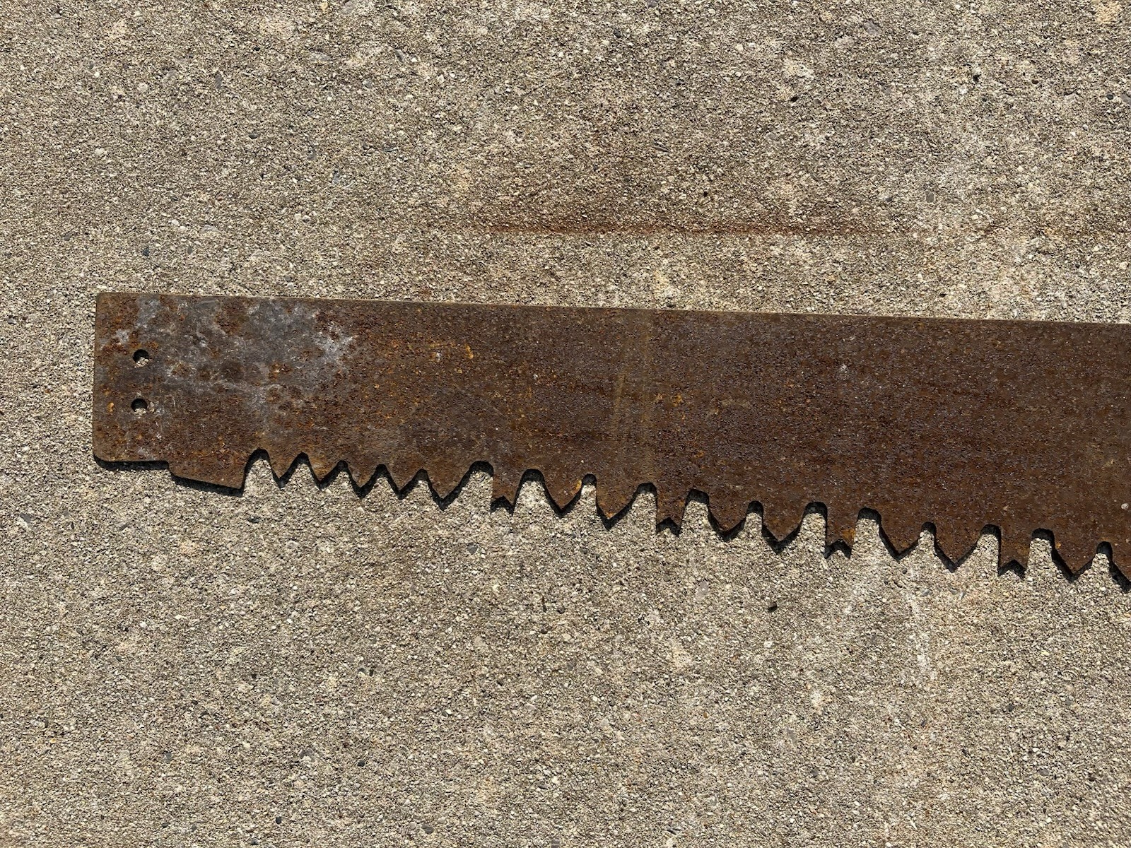 Vintage Two (2) Man Logging Timber Crosscut 66”Hand Saw Blade Only