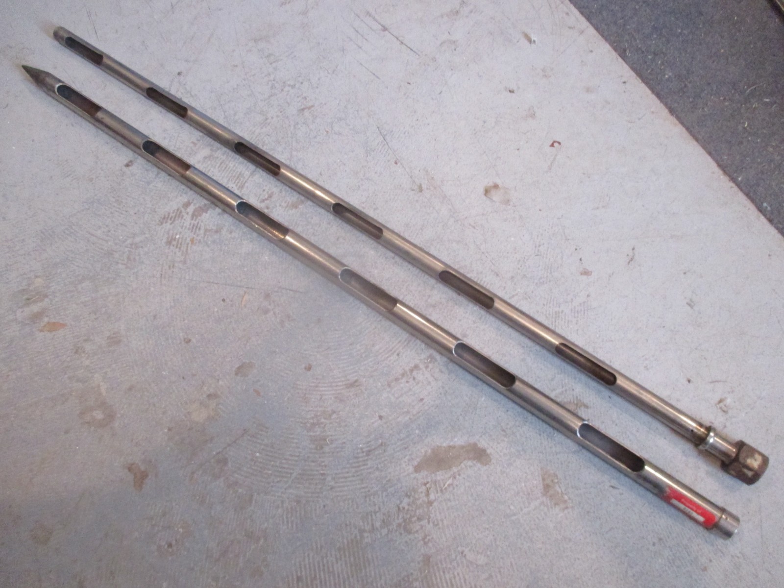 Vintage Seedburo Open Handed Aluminum 6 Hole Grain Probe Soil Sampler 36 1/8″ L