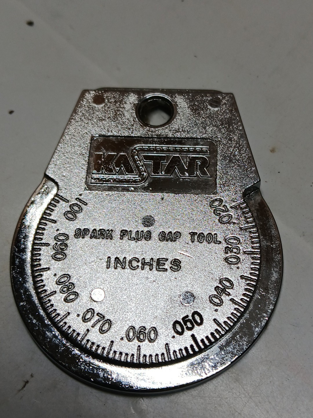 Vintage -Kastar Spark Plug Gap Gauge for Keychain – SAE and MM USA