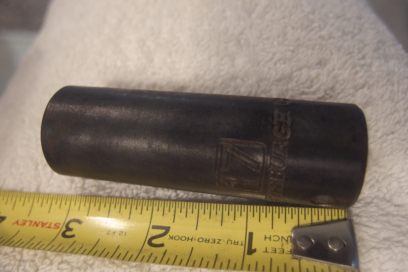 17 mm Pittsburgh 17mm x 1/2″ Deep Impact Socket 6 pt,vtg tool