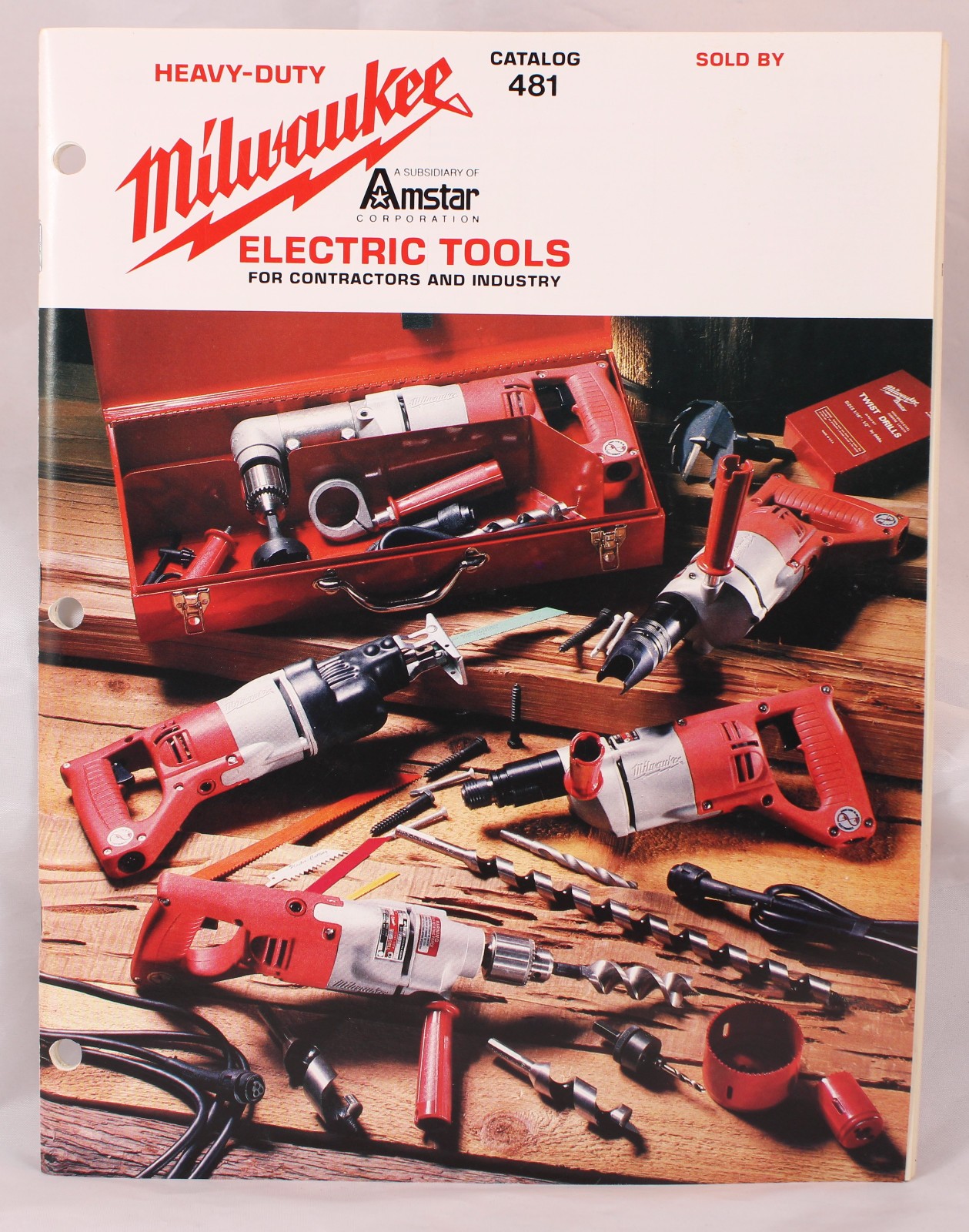 1981 Heavy-Duty Milwaukee Electric Tools for Contractors & Industry Catalog 481
