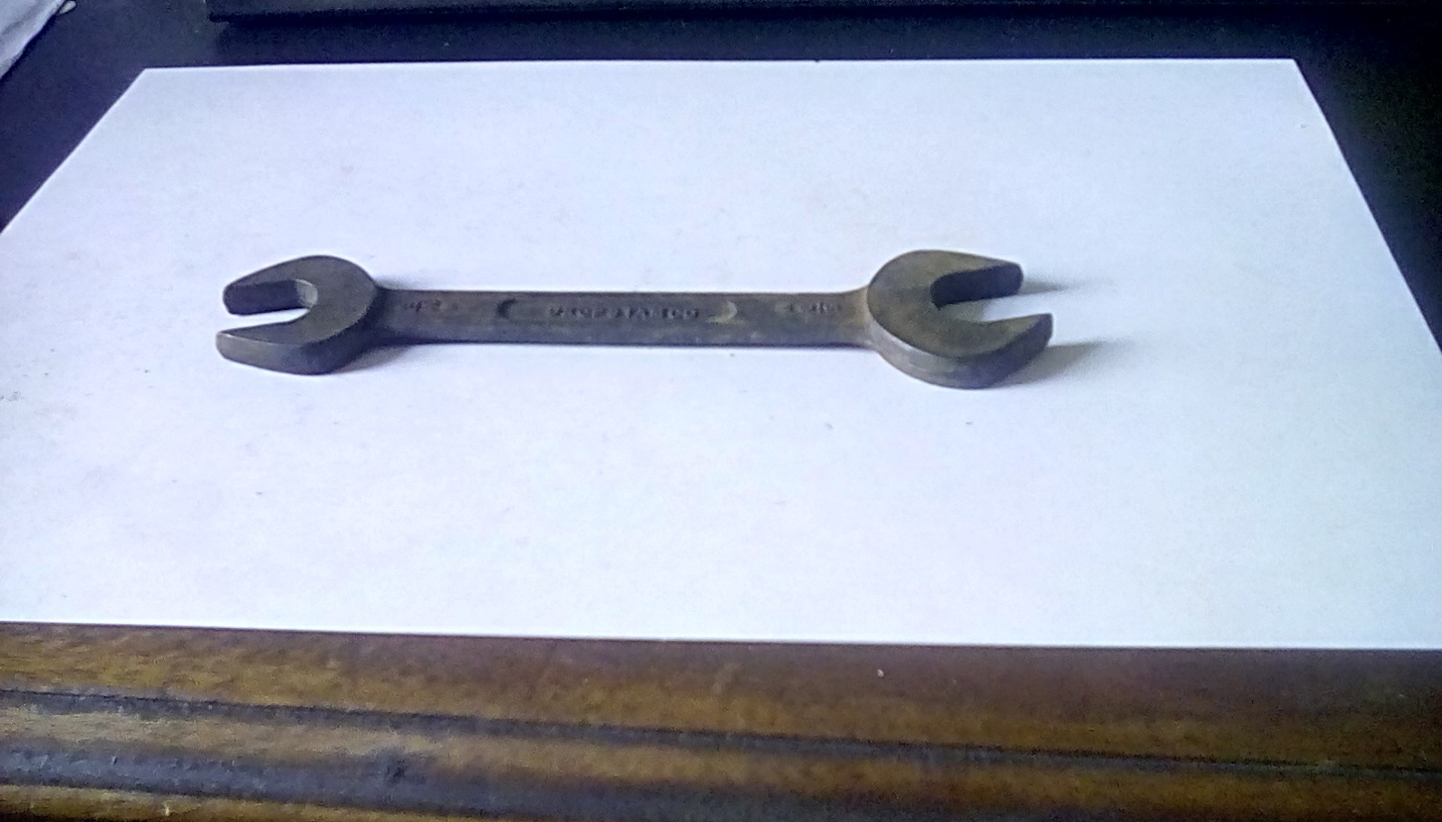 EN VINTAGE dropstamco spanner SPANNER 3/8 5/16W 3/8 7/16 BSF