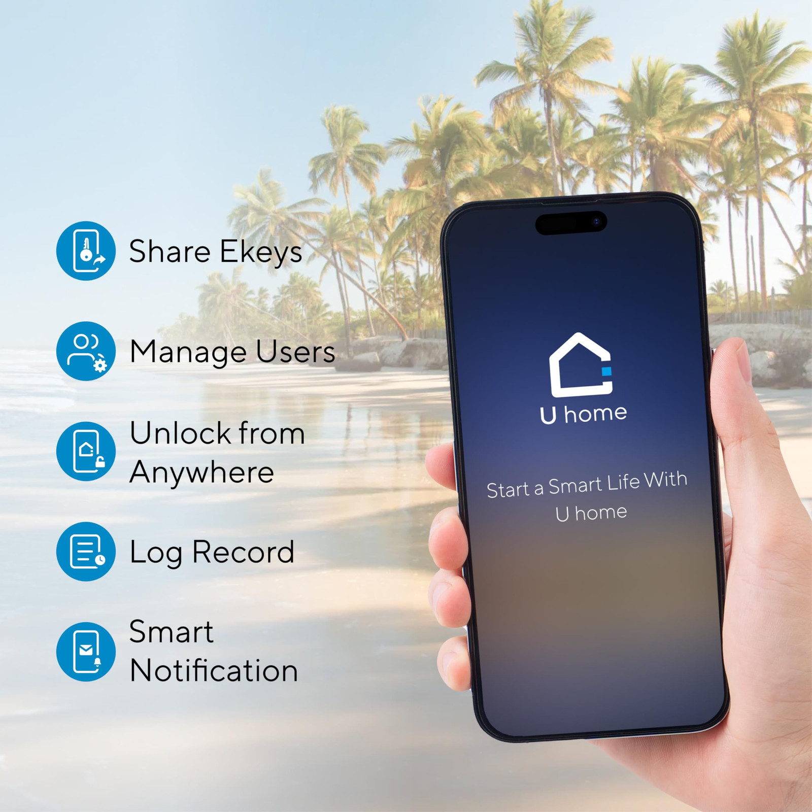 ULTRALOQ 2026 Upgrade Bolt Fingerprint Smart Lock in Fingerprint+WiFi, Black