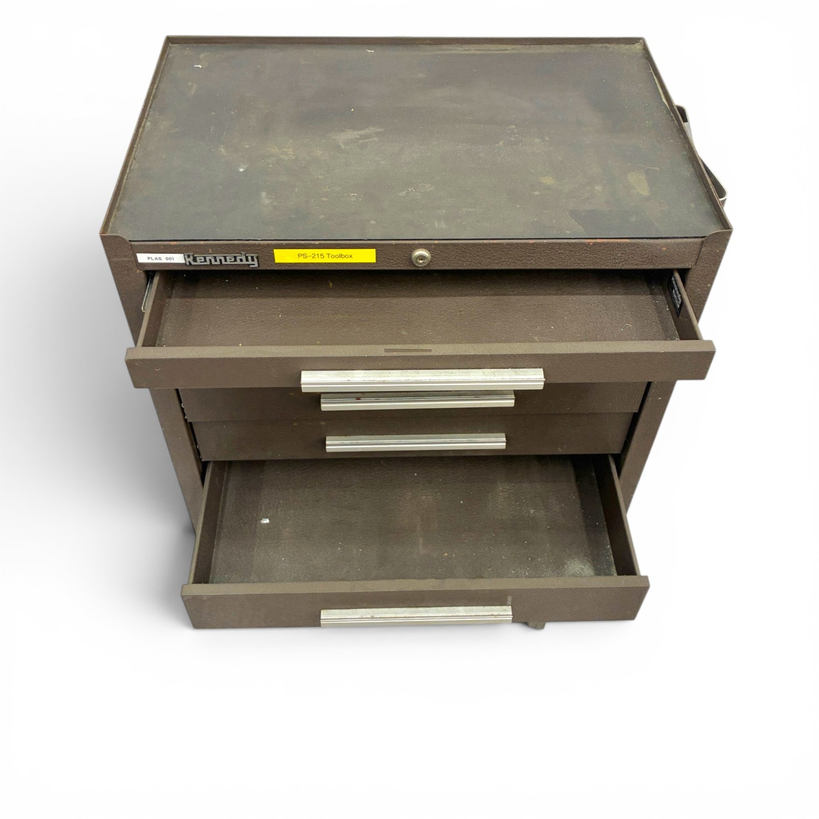 Vintage Kennedy Brown Wrinkle 7-Drawer Machinist Tool Cabinet Chest USA