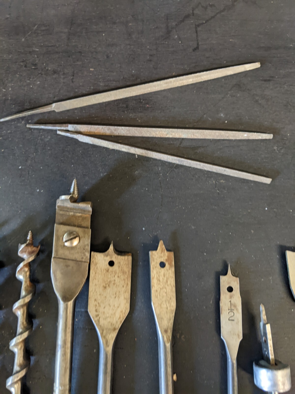 Vtg 23 Piece Set Extension Lip Auger Drill Bits.