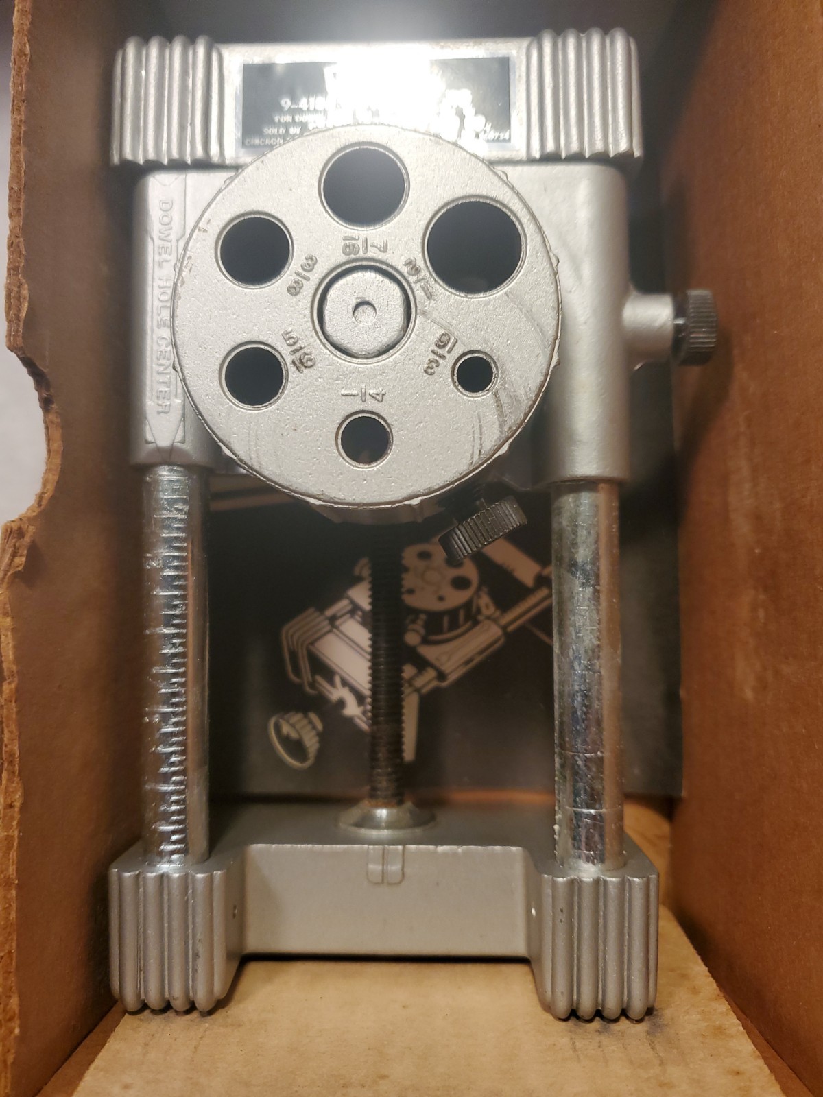 Sears Craftsman Doweling Jig With Original Box And Instructions.