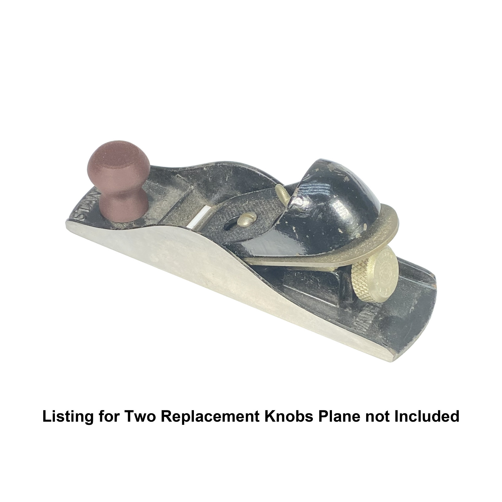 2 Stanley Block Plane Screw-on Knobs in Rosewood PLA fits No 110, 120, 140 & 220