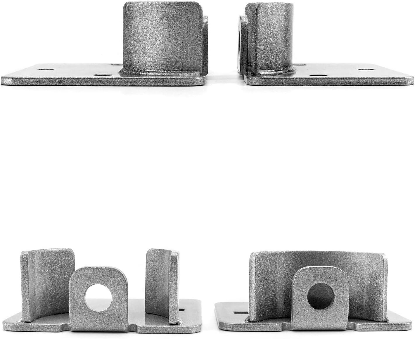Heavy Duty Steel Puck Lock with Hasp Hidden Shackle for Trucks Gates Vans Doors.