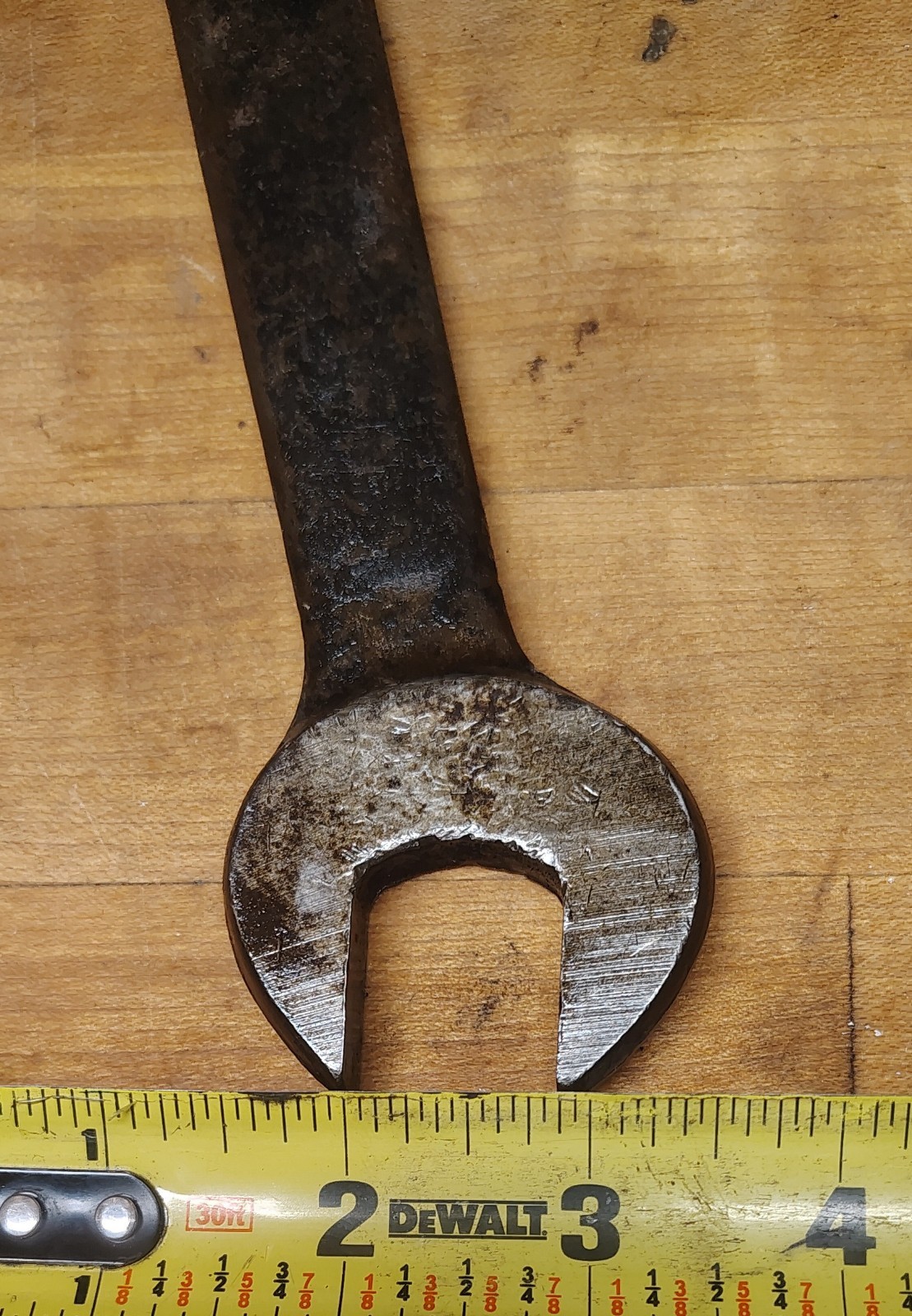 🗽 VINTAGE 7/8″ HEAVY DUTY OPEN END WRENCH