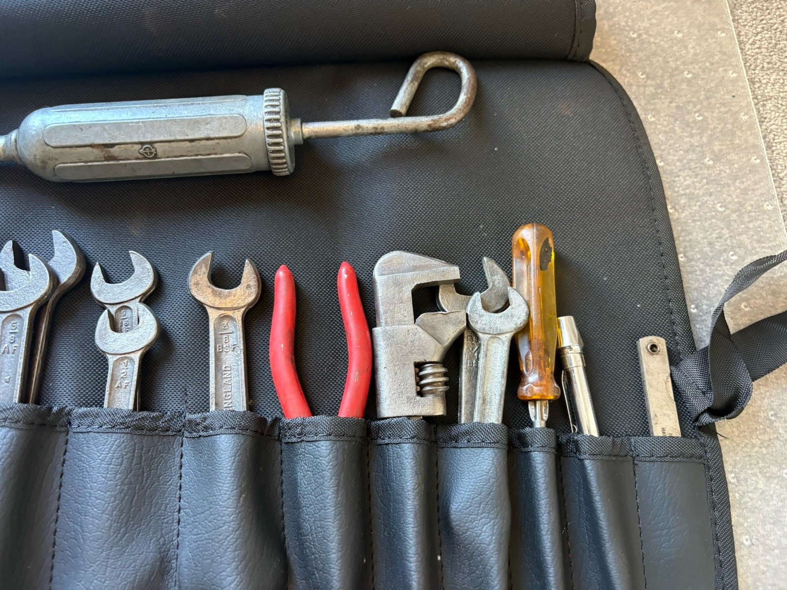 Land Rover Series Tool Kit In Tool Roll