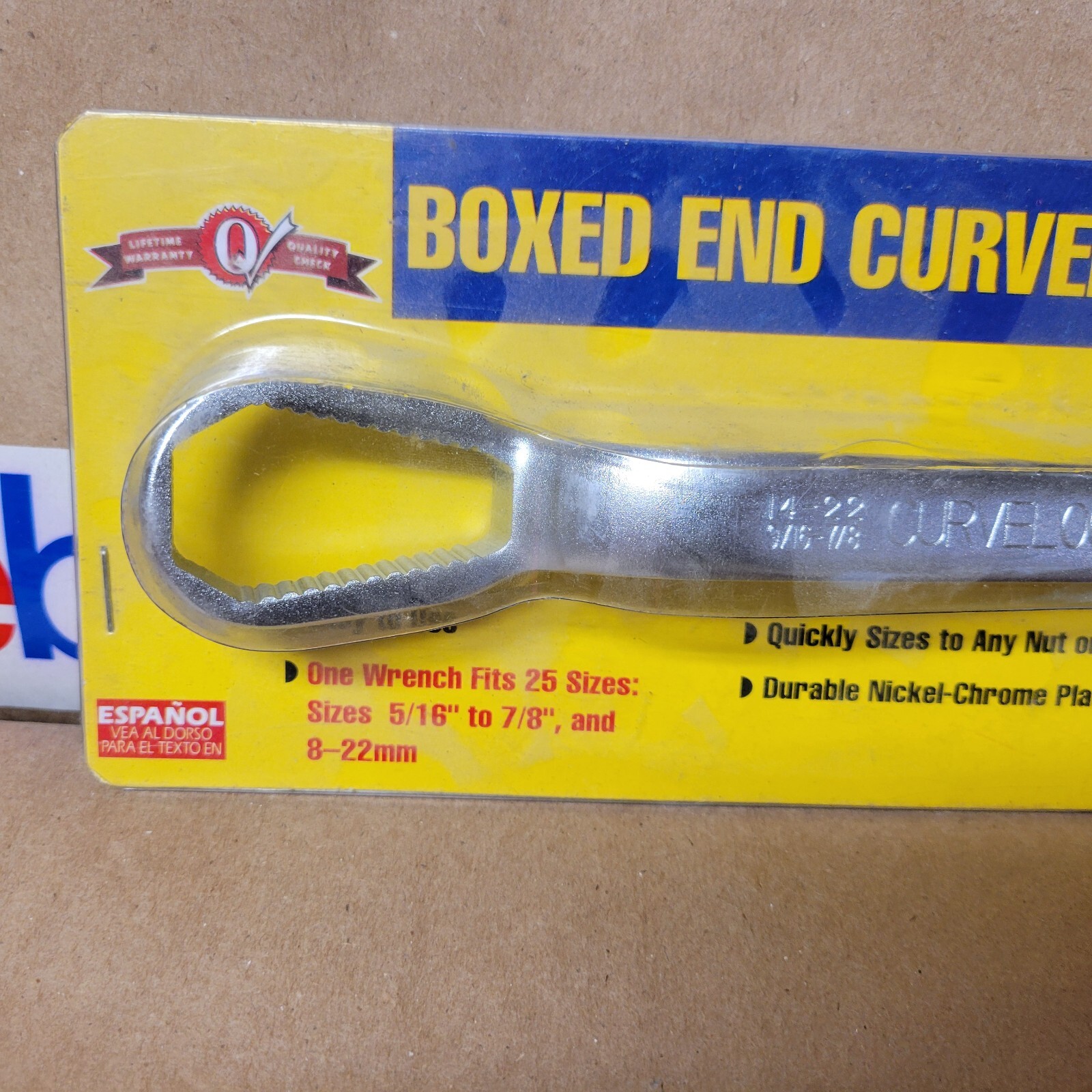 Greatneck Boxed End Curvelock Wrench 8-22mm -5/16-7/8 Number 50001