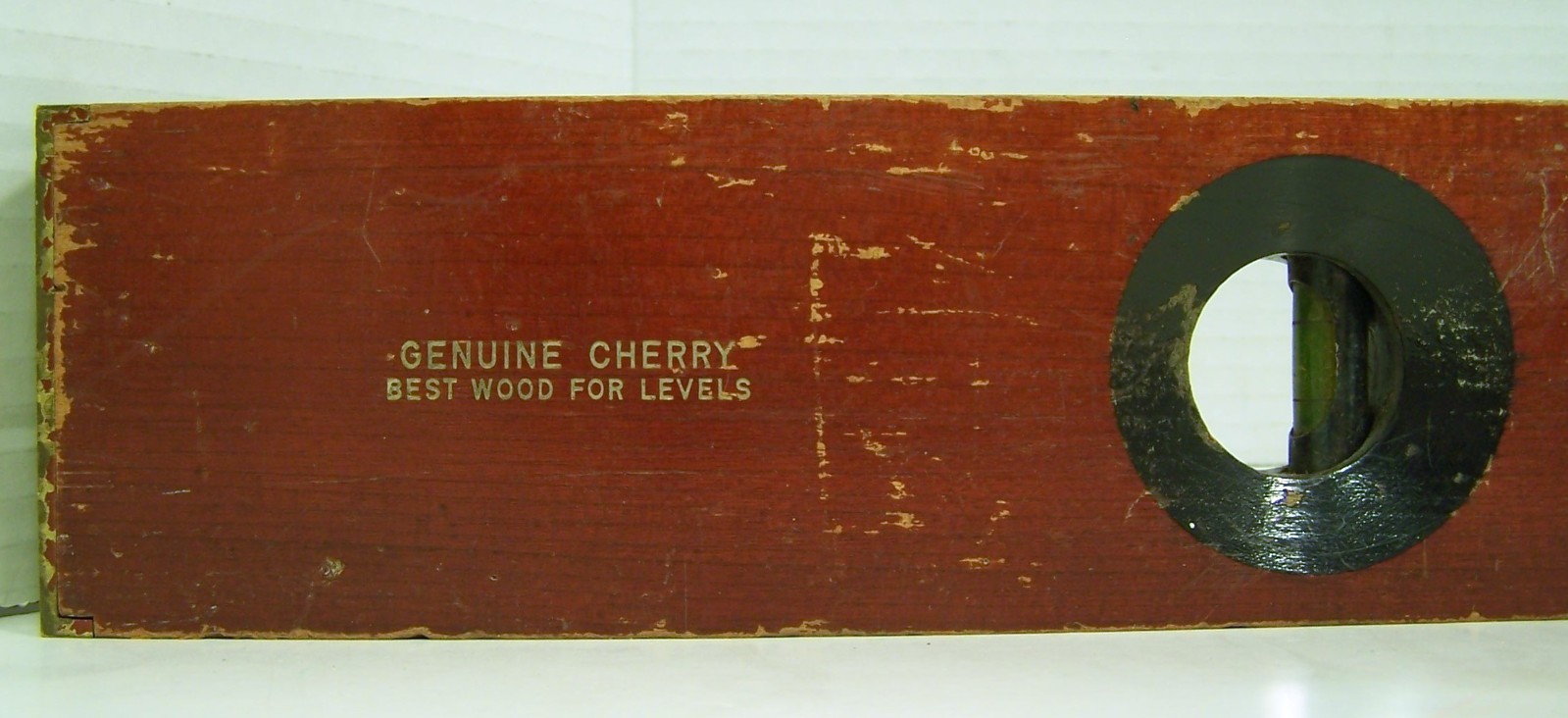 STANLEY No. 3 Level 26″ Genuine Cherry Wood Brass Ends Handi-Hold Adjustable
