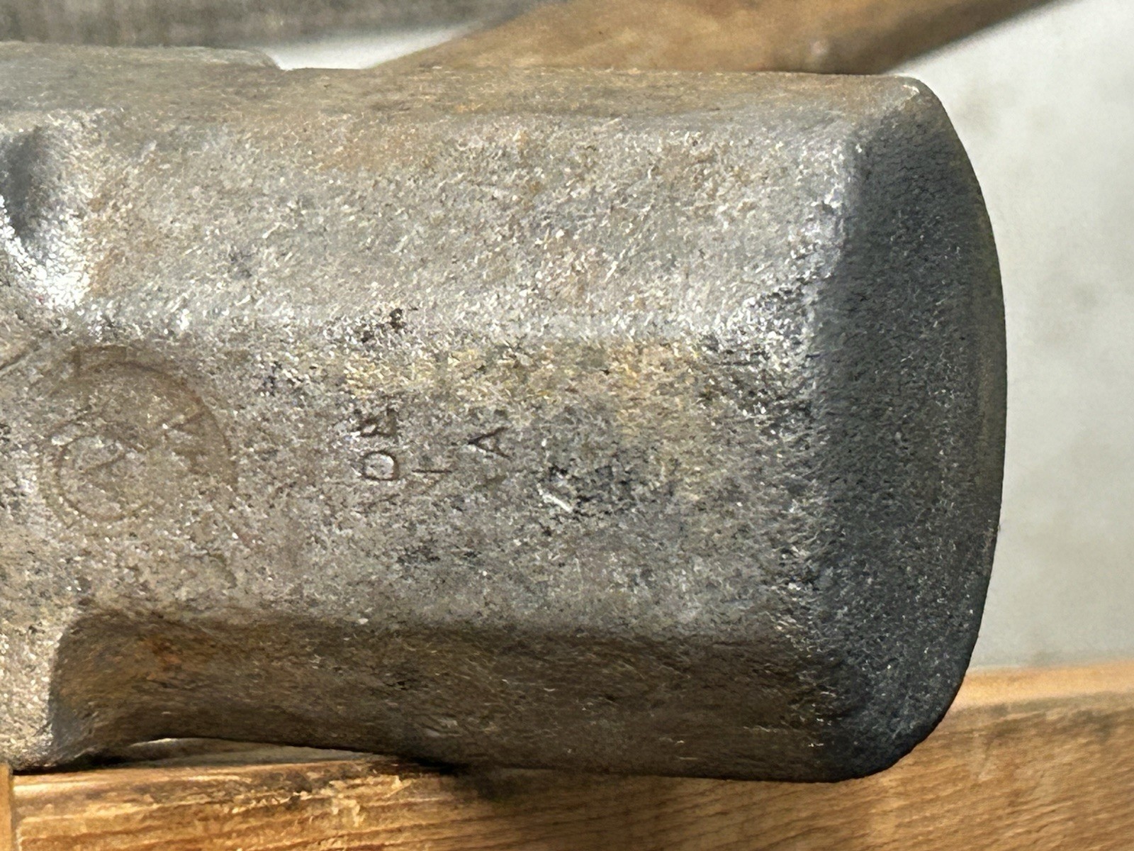 Antique Atha Tool Co 6lb 830 Blacksmith Cross Peen Hammer With Wooden Handle