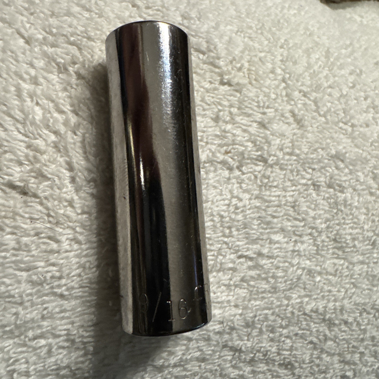 1 Craftsman 43334 9/16″ 6pt Deep Well Socket 3/8″ Drive Inverted G2 USA vtg tool