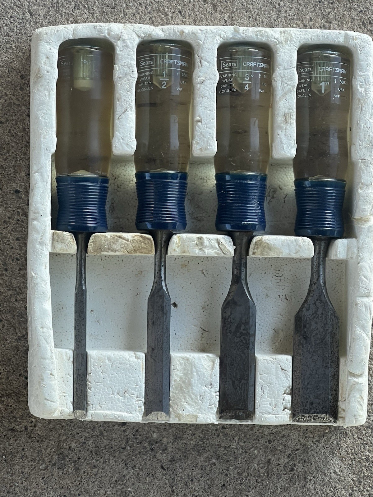 CRAFTSMAN Chisels – 36821,36822,36823,36824 ( 1/4-1/2-3/4-1” ) USA