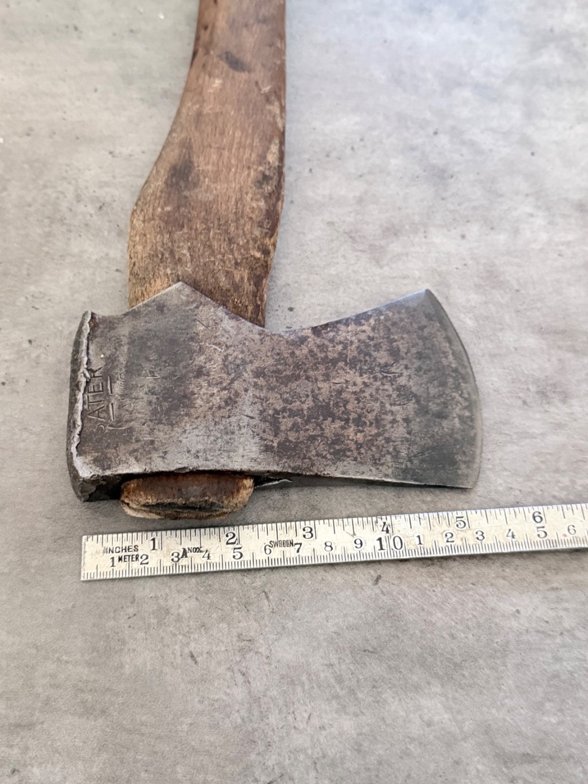 Vintage Sater Sweden Small Axe Hatchet 75mm Edge 0.99kg