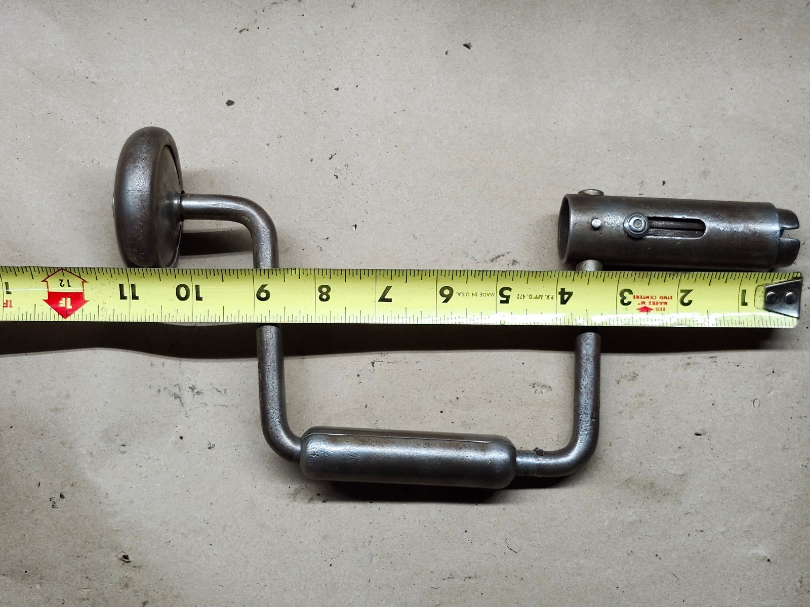 Vtg Unusual Utility Brace Drill,Hill Pump Valve 1917
