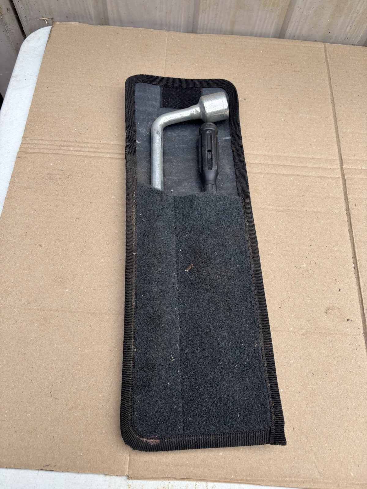 VINTAGE Honda Motor Car Wheel Brace And Screwdriver In Pouch